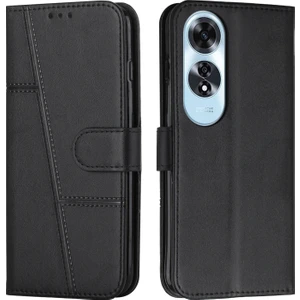 PLZ Shop Oppo A60 4g Için Dikişli Buzağı Kılıfı (Yurt Dışından)