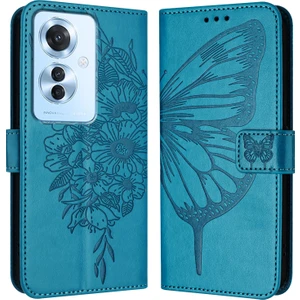 PLZ Shop Oppo F25 Pro 5g Hindistan Için Kabartmalı Pu Kılıf (Yurt Dışından)