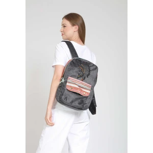 Street Bag Kızılderili Nakışlı Etnik Otantik Bohem Günlük Seyahat Sırt Çantası