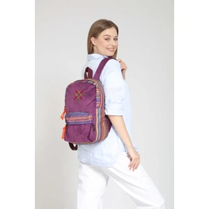 Street Bag Nubi Etnik Otantik Bohem Nakışlı Desenli Sırt Çantası Günlük Seyahat Kullanım