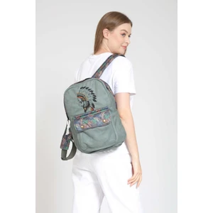 Street Bag Kızılderili Nakışlı Etnik Otantik Bohem Günlük Seyahat Sırt Çantası