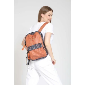 Street Bag Nubi Etnik Otantik Bohem Nakışlı Desenli Sırt Çantası Günlük Seyahat Kullanım