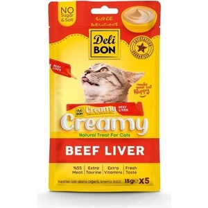 Creamy Dana Ciğerli Kedi Ödül Maması 15 gr 5li