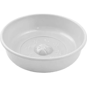 Tiesa Home Plastik 21 cm Banyo Hamam Tası Beyaz