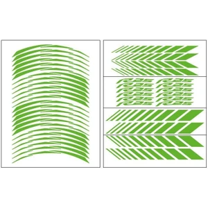 Yamaha Florasan Yeşil Racing R25 Uyumlu 1 Set Jant Şeridi