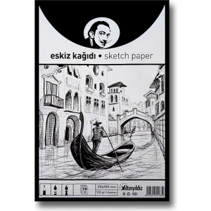 35 x 50 cm 120 gr Eskiz Kağıdı 10'lu Paket