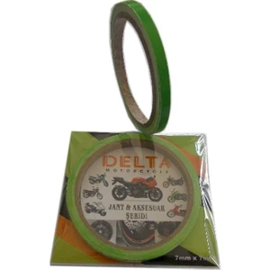 SEVGENT Yeşil 7Cm X 7 M Opak 1 Set Jant Şeridi