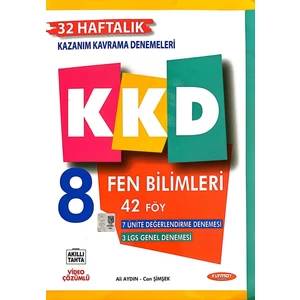 Kurmay Yayınları 8.Sınıf Fen Bilimleri Kazanım Kavrama Denemeleri 2024