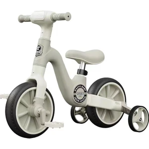 Çocuk Denge Aracı Bisiklet 2-6 Yaş Çok Fonksiyonlu Ikisi Bir Arada Müzikli Üç Tekerlekli Bisiklet Scooter (Yurt Dışından)