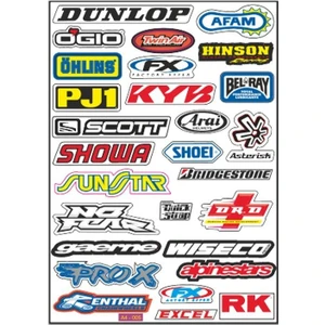 A4 Sticker 005 Tek Paket Çoklu Sticker