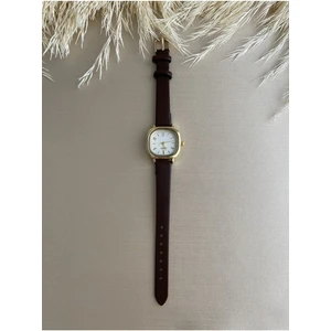 Retro Minimal Vintage Deri Kordon Kadın Kol Saati