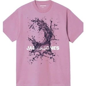 Jack & Jones Jcosplash Ocean  Tee Ss Crew Neck Fst 12259914 Pembe