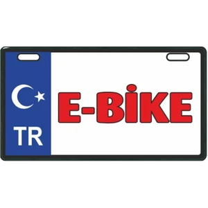 SEVGENT Mavi E-Bike Plakalık
