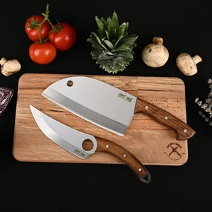 Cavit Inox Kamp Şef Bıçak Seti 2 Parça