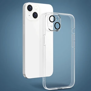 iPhone 15 Plus Kılıf Sararmaz Şeffaf Sert Pc Ultra Ince Kamera Lens ve Hoparlör Toz Korumalı