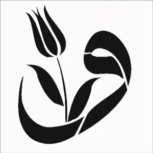 Stencil Sarayi Boyama Şablon Vav - 8182