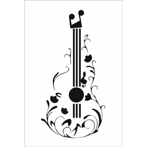Stencil Sarayi Boyama Şablon Muzik - 4471
