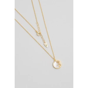 So CHIC Gün Batımı 18 Ayar Sarı Altın Kaplama 43 cm Gümüş Minimal Kolye
