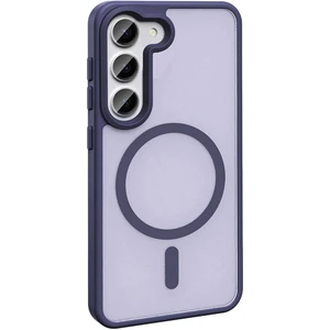 Samsung Galaxy S23 Kılıf Magsafeli Mat Arka Yüzey Sio Kapak Mor