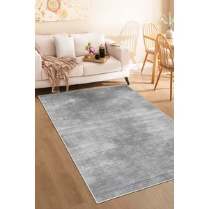 West Home Makinede Yıkanabilir Kaymaz Taban Leke Tutmaz Gri Salon Halısı Mutfak Halısı ve Yolluk