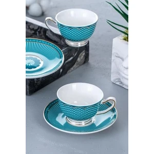 GRN-05033 Tessa Yeşil 2 Kişilik Kahve Fincan Takımı