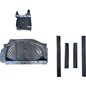 Chery Tiggo 8 Pro ve 8 Pro Max Karter Koruma Şanzıman Koruma  Kapı Eşiği  3 Prç Set