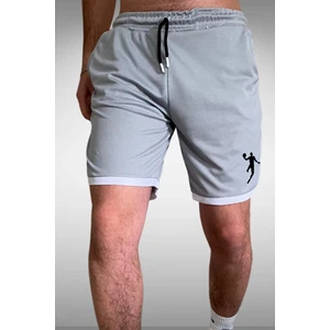 Relax Family Xf Relax Family Xferkek Siyah Basketbol Çizgili Şort Atletik Fitness Spor Egzersizi Koşu Spor Hızlı Kuruyan Bermuda