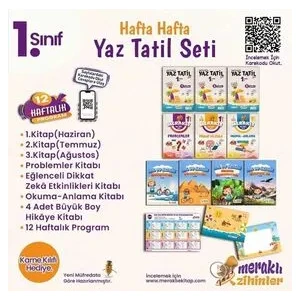 Meraklı Zihinler 1. Sınıf Yaz Tatil Seti