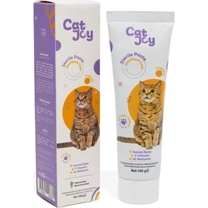 Catjoy Sterile Malt Macun 100 G - Kısırlaştırılmış Kediler Için Vitaminli Tüy Topağı Önleyici Malt