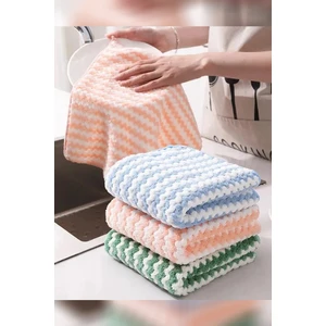 3 Adet Kurulama ve Temizlik Bezi - Pofuduk Bez - Süper Emici - Bulaşık Kurutma Bezi (30X30CM)