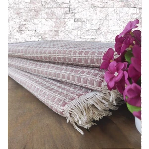 Denizli Hatırası Pamuklu Buldan Işi Koltuk Örtüsü 170X220 cm