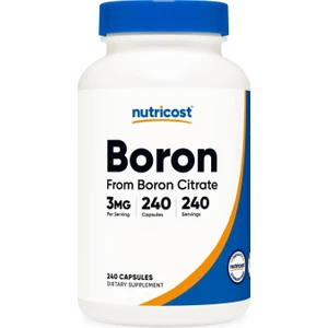 Nutricost 3 Mg Boron 240 Capsules