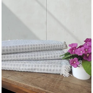Denizli Hatırası Pamuklu Buldan Işi Koltuk Örtüsü 170X220 cm