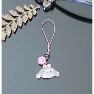 Sanrıo Anıme Cınnamoroll Telefon Askısı Charm - Telefon Çanta Anahtarlık Süsü