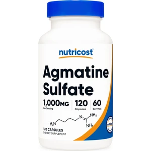 Nutricost Agmatine Sulfate 1000 Mg 120 Capsules