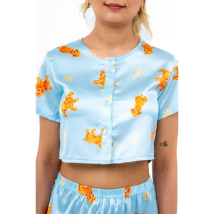 Bella Bonita Pody Saten Şortlu Pijama Takımı