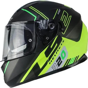 Ls2 Stream Evo Sche Mat Siyah - Neon Sarı Kapalı Motosiklet Kaskı