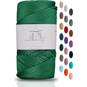 Makrome City Premium 100 gr Polyester Makrome Ipi Benetton 2mm - 120 M Supla Ip ve Çanta Ipliği