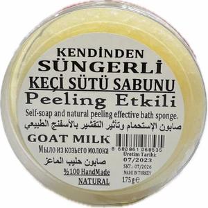 Dr. Bronos Kendinden Süngerli Keçi Sütü Sabunu  Peeling Etkili 175 Gr.