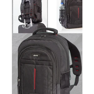 Laptop Gözlü Sırt Çantası-Siyah Suya Dayanıklı Okul Çantası 1330