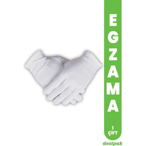 Egzama Eldiveni Ve Bandocu Eldiveni 100% Pamuk - Ekstra Kaliteli ve Likralı - Tek Ebat Her Ebat - Garson Vale