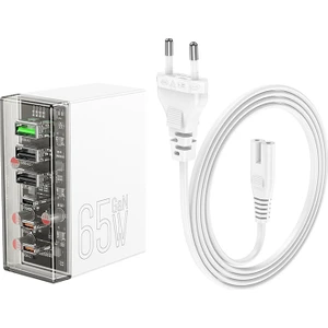 N36 PD65W Type-C + Usb-A 6 Girişli Masaüstü Şarj Istasyonu