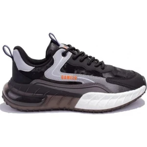 23KM Long Erkek Siyah Günlük Spor Ayakkabı