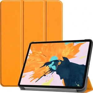 iPad Uyumlu Air 11 2024 Htstore Smart Cover Standlı 1-1 Kılıf-Turuncu