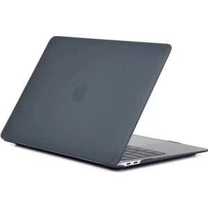 Macbook Uyumlu 13.6&prime; Air 2024 M2 A2681 Htstore Msoft Kristal Kapak-Siyah