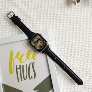 Cool Cold Apple Watch 38-40-41 Mm Seri 2 3 4 5 6 7 8 9 iwatch 10 /42 Mm Uyumlu Sportif İnce Zarif Deri Kordon