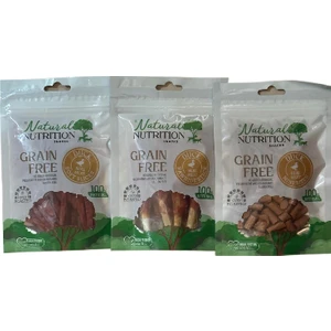 Natural Nutrition Snacks Ördek Etli Şekilli Köpek Ödülü 3x75 gr