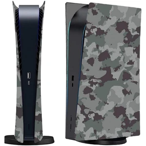 Ps5 Dijital Sürüm Uyumlu - Army Kamuflaj Desenli Konsol Faceplate Shell Covers kapakları