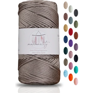 Premium 100 Gr Polyester Makrome Ipi Vizon 2mm - 120 M Supla Ip Ve Çanta Ipliği