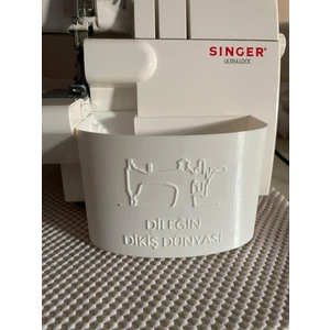 Owl Global Singer Overlok Makinası Çöp Kutusu Atık Fire Kabı Xl Kişiye Özel 14SH654 14SH754 14HD854 HD0405S S010L